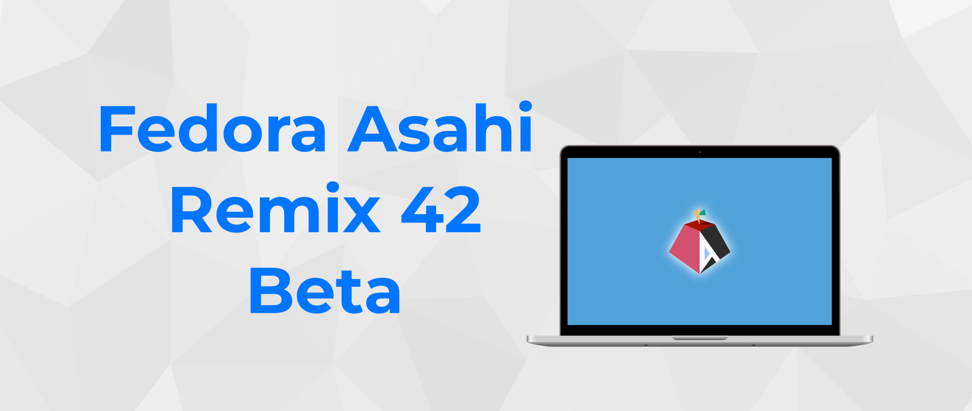 asahi_linux's tweet card. Annoucement for Beta release of Fedora ASAHI remix 42