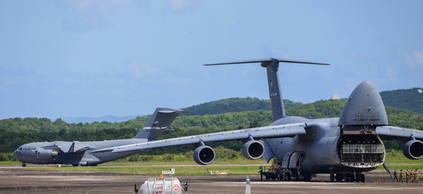 pascalbtr's tweet card. Service says it needs to hedge against delays to planned Next-Generation Airlift plane.