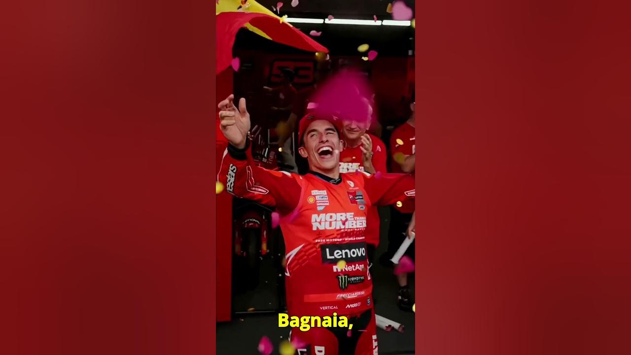 theupdaterep's tweet card. Marc Márquez campione del mondo 2025; Numeri, curiosità e record...