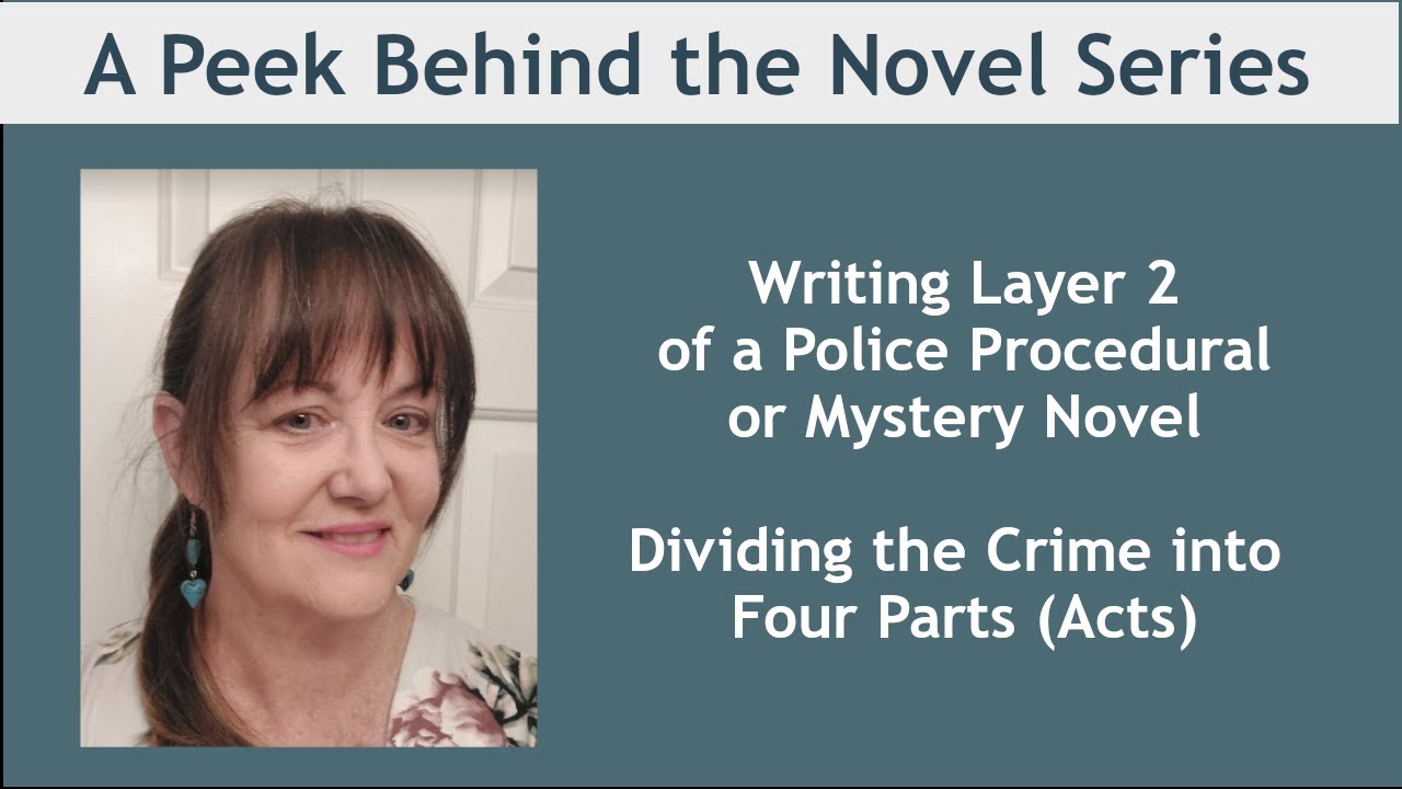 RShannonAuthor's tweet card. A Peek Behind the Novel Series - Layer 2 - Breaking the crime/mystery...