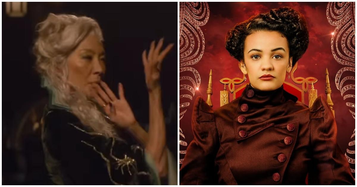 Distractify's tweet card. Find out why Madame Morrible (Michelle Yeoh) killed Nessarose Thropp (Marissa Bode) in 'Wicked: For Good.' Nessa is the Wicked witch of the East in 'Wicked.'
