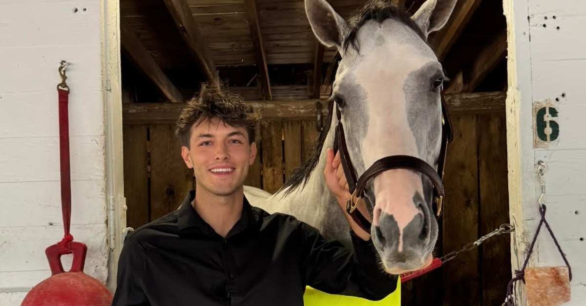 racetrackandy's tweet card. Social media influencer Griffin Johnson believes horse racing has an opportunity to "build an entirely new generation of supporters"