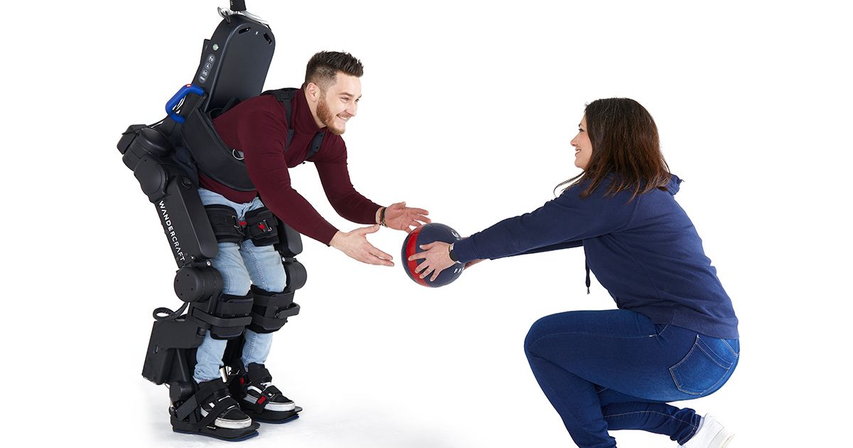 robotsapp's tweet card. Atalante X is a self-balancing exoskeleton, engineered to mimic the way humans walk. Equipped with 12 actuated degrees of motion and advanced dynamic walking algorithms, it enables patients with...