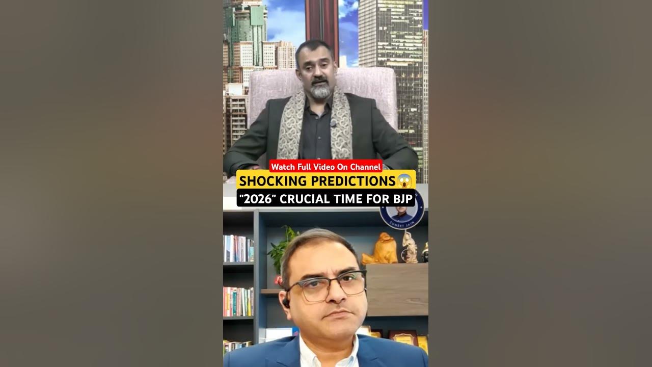 Sumeetmountain's tweet card. SHOCKING PREDICTIONS 😱 "2026" CRUCIAL TIME FOR BJP #modiji #predic...