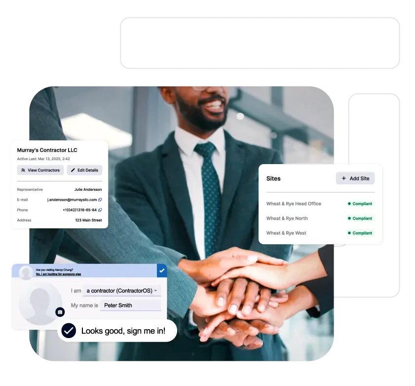facilityos's tweet card. Streamline contractor check-ins with automated compliance & secure access through VisitorOS & ContractorOS integration. Enhance efficiency & safety at your facility.