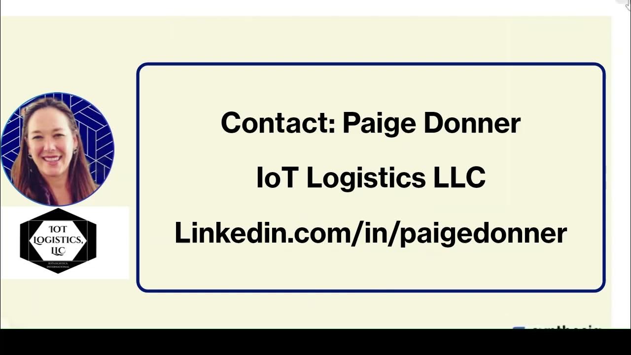 PaigeDonner's tweet card. DARPA ERIS Frontier Registry Demo 6 minutes by IoT Logistics LLC...