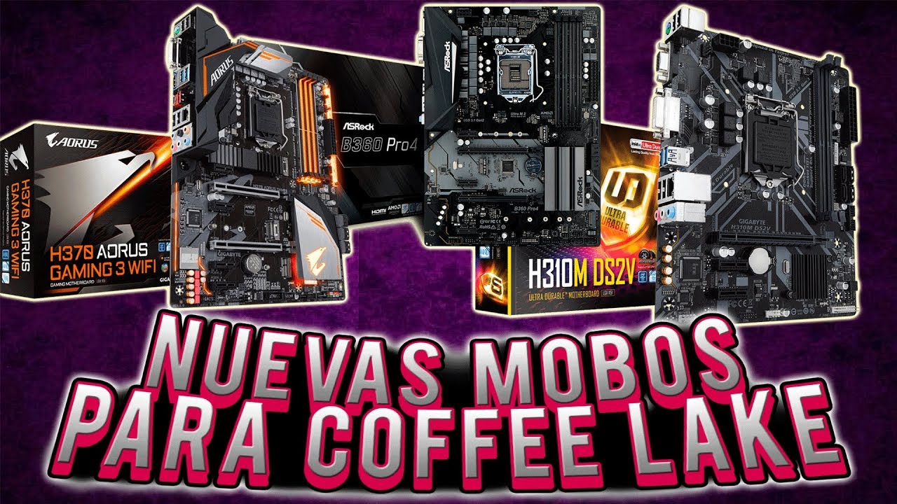 _ECPC's tweet card. NUEVAS Tarjetas madre ECONOMICAS para COFFE LAKE! H310, B360 & H370