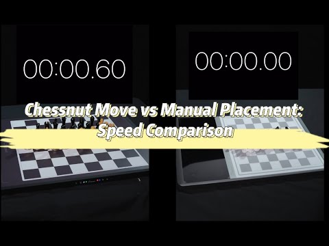 ChessNoobKanon's tweet card. Chessnut Move vs Manual placement：Speed comparison #ChessnutMove...