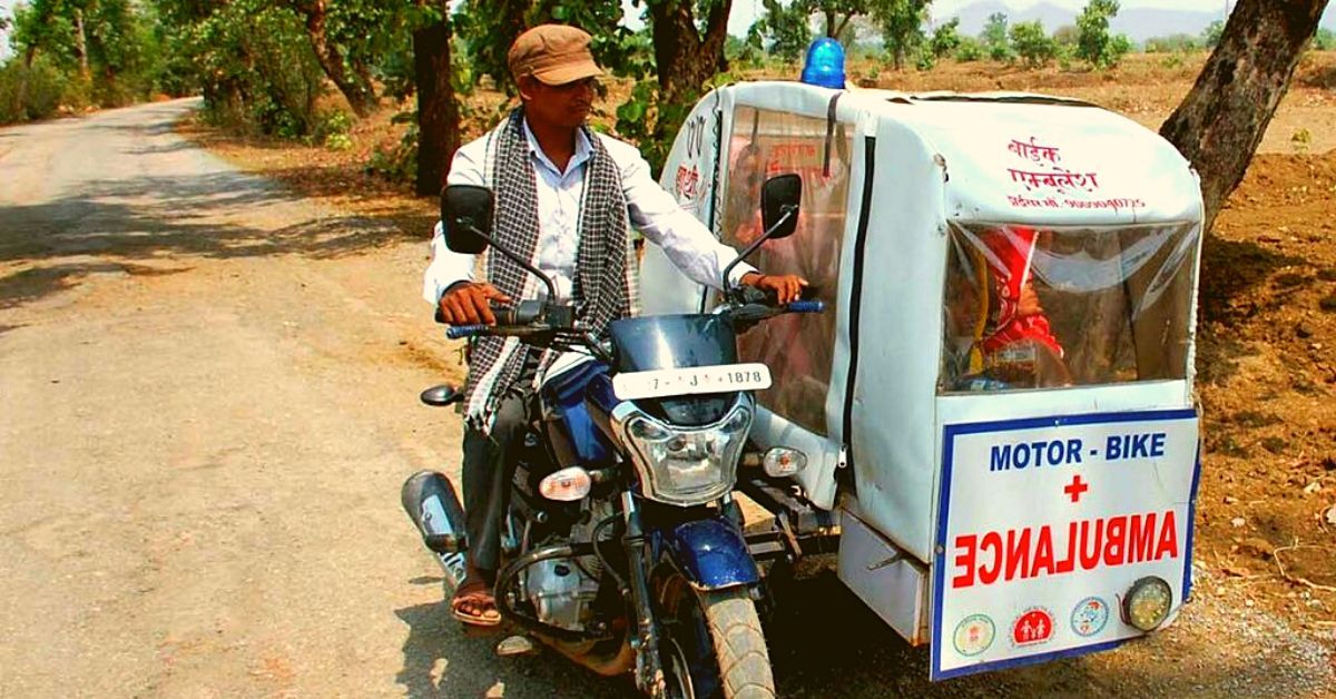 thebetterindia's tweet card. India: Meet Awanish Sharan, the IAS hero, who has started a motorbike ambulance initiative in a remote distirct in Chhattisgarh.