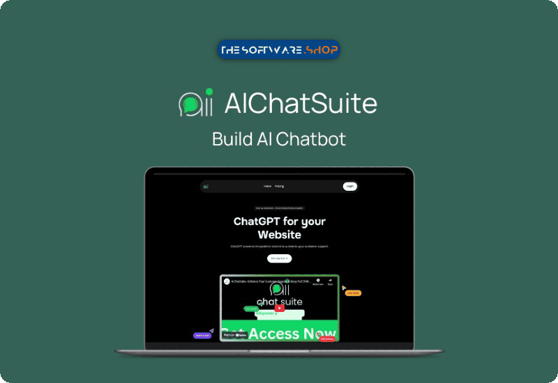 TheGazebook's tweet card. Read AIChatSuite review, free trial. Get AIChatSuite lifetime deal with 91% discount coupon code. AI Chatbot Builder for Websites.