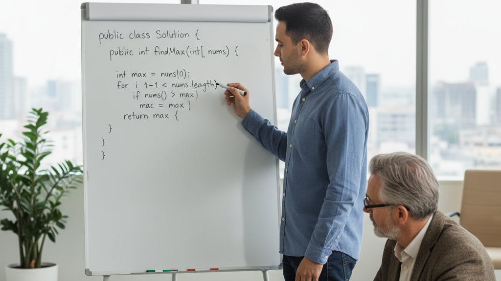 hackernoon's tweet card. Master live coding interviews with insights from 100+ interviews. Learn why communication beats perfect code and what actually gets you hired.