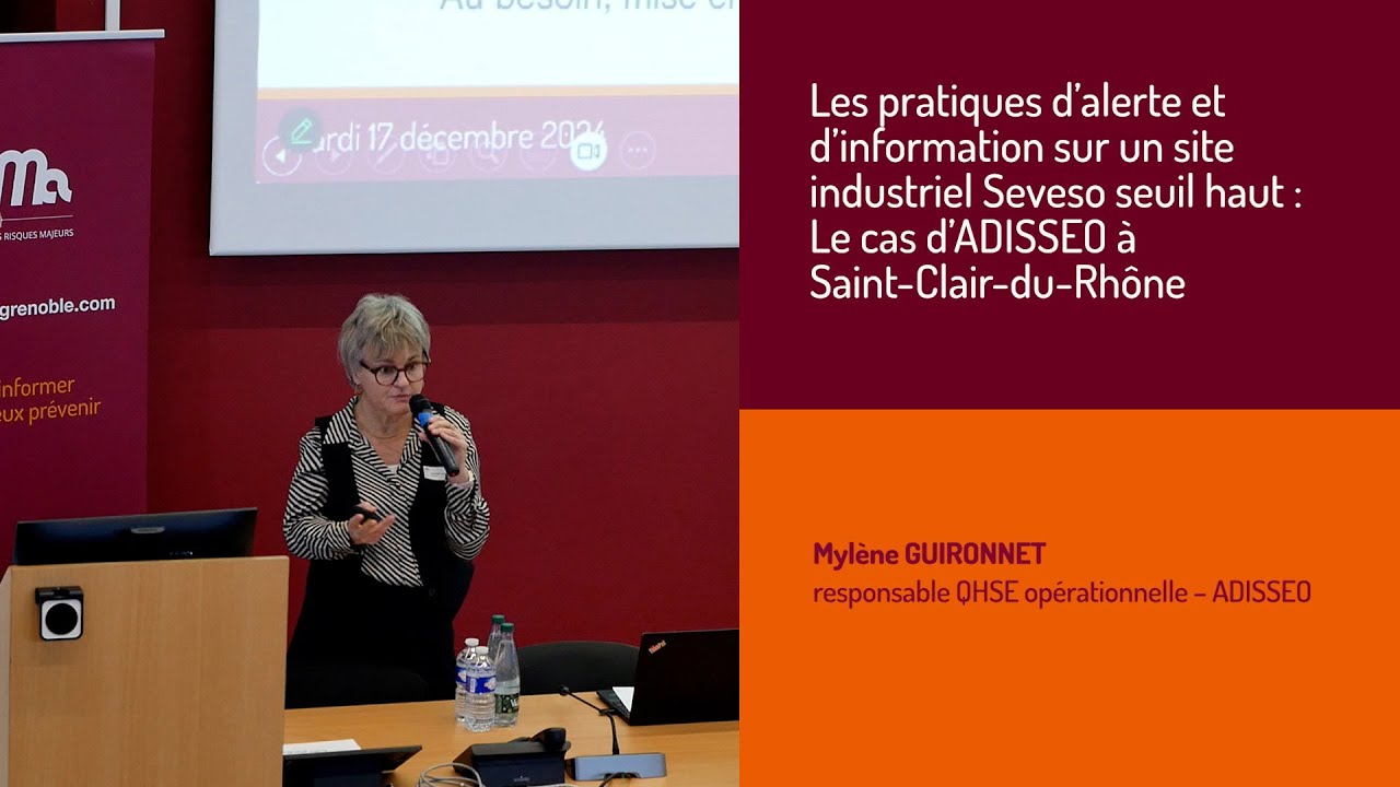 ATRISC's tweet card. Les pratiques d’alerte et d’information sur un site industriel Seveso...