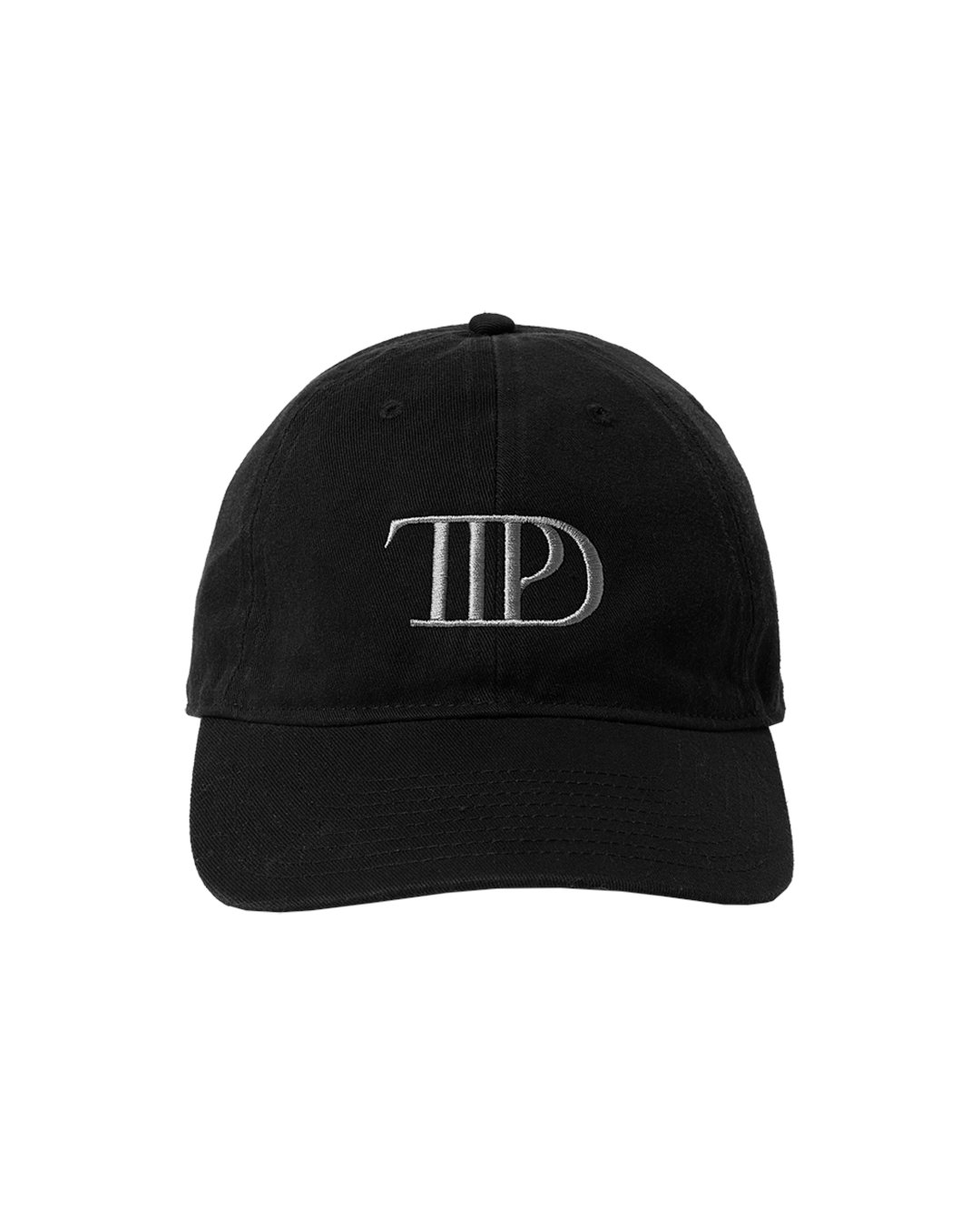 AlertsForMerch's tweet card. Black hat featuring "TTPD" album logo embroidered on hat.Adjustable back closure100% cottonLimit 1 per order. Taylor Swift®©2024 TAS Rights Management, LLCUsed By Permission. All Rights Reserved.