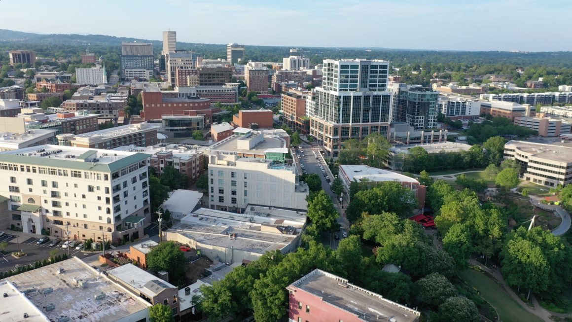 UpstateBiz's tweet card. Downtown Greenville office space faces tight supply and rising rents as demand outpaces inventory and new development remains limited.