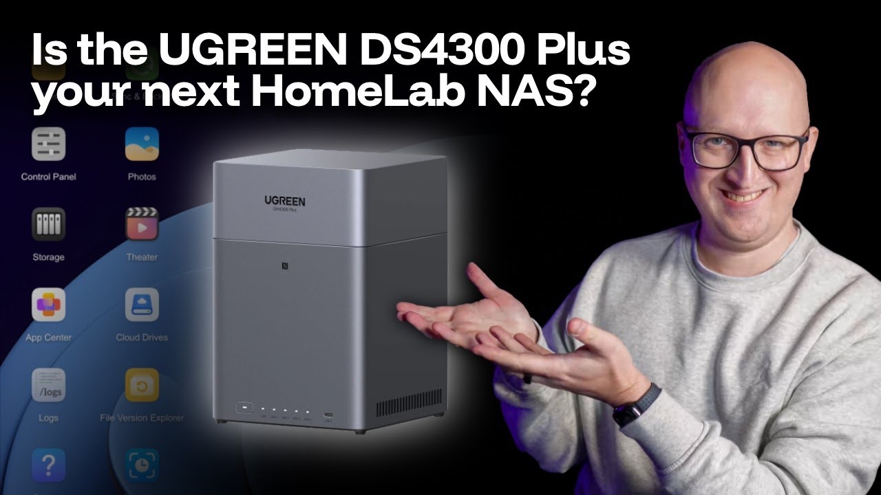 ChristianLempa's tweet card. Is the UGREEN NAS DH4300 Plus Your Next NAS?