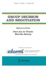 thebrodi's tweet card. Group Decision and Negotiation is a peer-reviewed journal that explores processes and activities relevant to group decision-making and negotiation. Covers ...