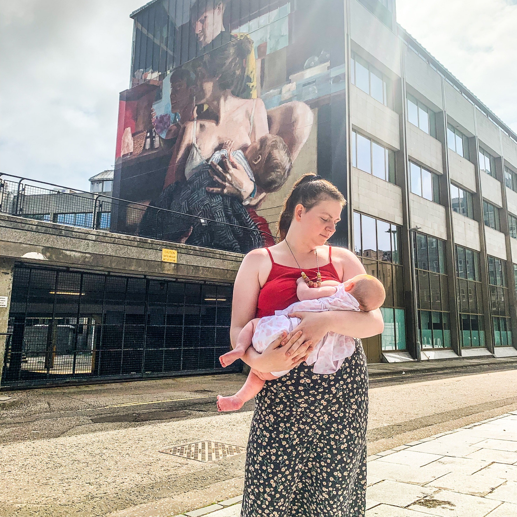boobingit's tweet card. Introduction Breastfeeding your child in public, or even just in front of visitors at home, can feel really daunting, particularly in those early days after having a baby. Worries or concerns about...