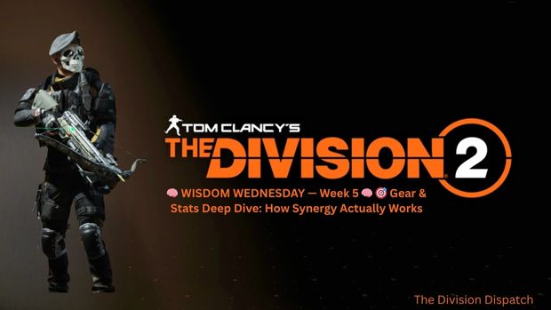 SHDdispatch's tweet card. This week’s Wisdom Wednesday breaks down the hidden relationships between gear stats and attributes. Learn how to fine-tune synergy and push your build’s performance beyond the basics.