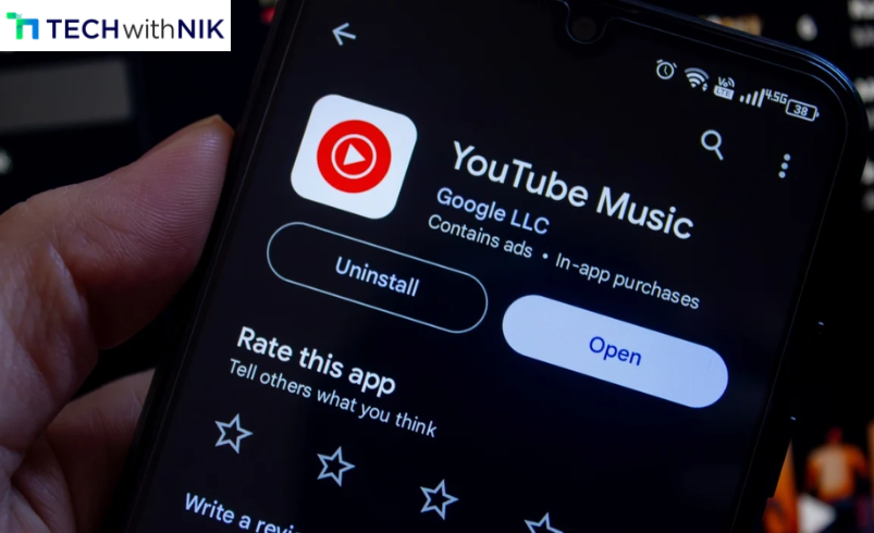 TechwithNik's tweet card. iPhone users rejoice! YouTube Music's AI-powered "Ask" feature is here. Discover how to find your favorite songs with AI. Read more at TechwithNik