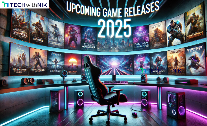 TechwithNik's tweet card. Discover the most anticipated game releases of 2025! From AAA blockbusters to indie gems, explore what's coming this year in gaming. Stay updated with TechwithNik.