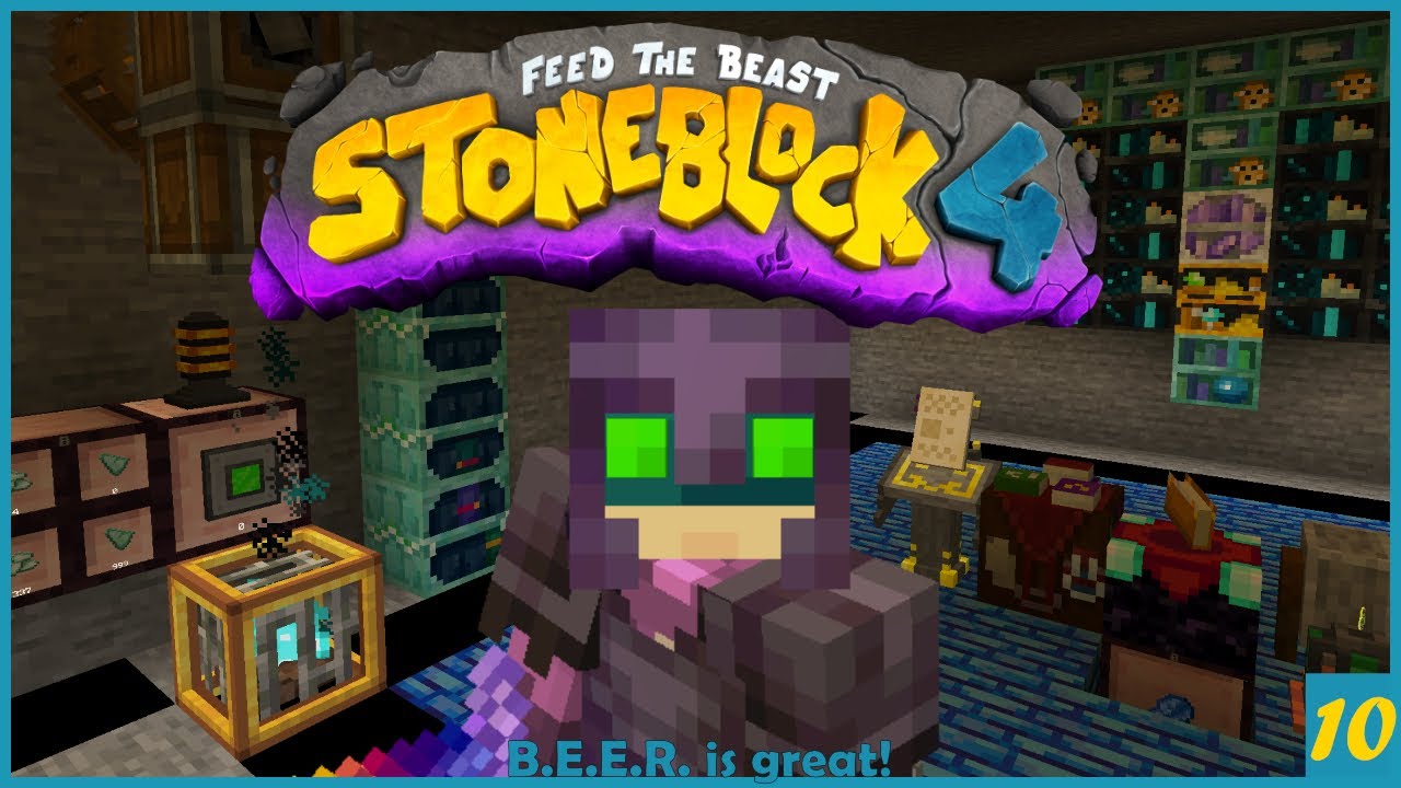 rehyl_dev's tweet card. Stoneblock 4 Ep10 -Minecraft Modpack- The best change to apothic...