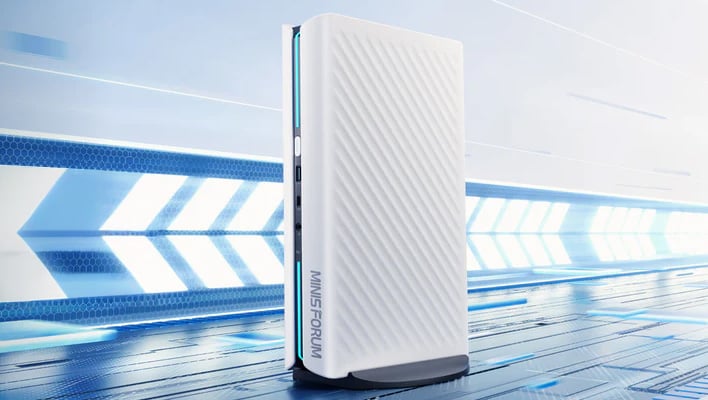 HotHardware's tweet card. Minisforum has carved out a niche in the mini PC market and its latest offering, the AtomMan G1 Pro, is another enticing compact system aimed at gamers.