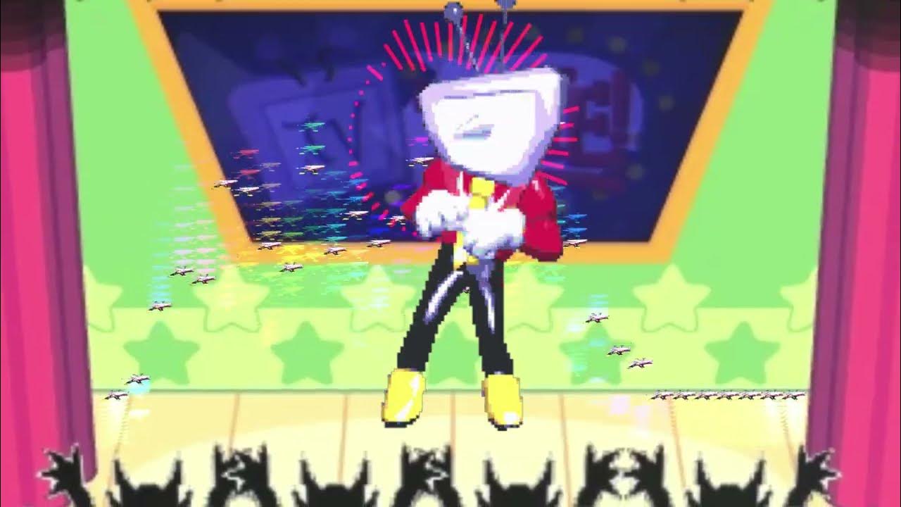 RilesBlueRobot's tweet card. STAGE-FREIGHT WIP