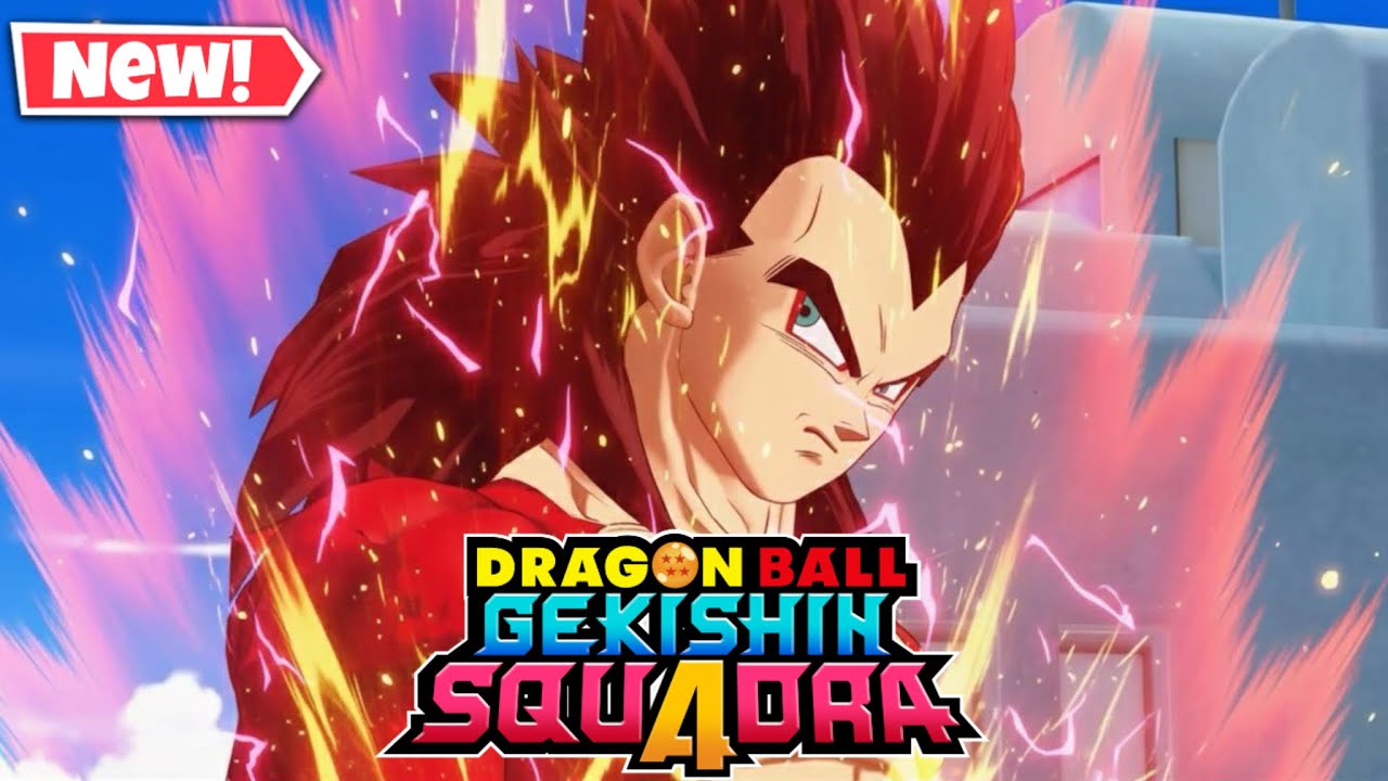 Qdeazyy's tweet card. SUPER SAIYAN 4 VEGETA IS THE KING OF DEFENSE! (Dragon Ball Gekishin...
