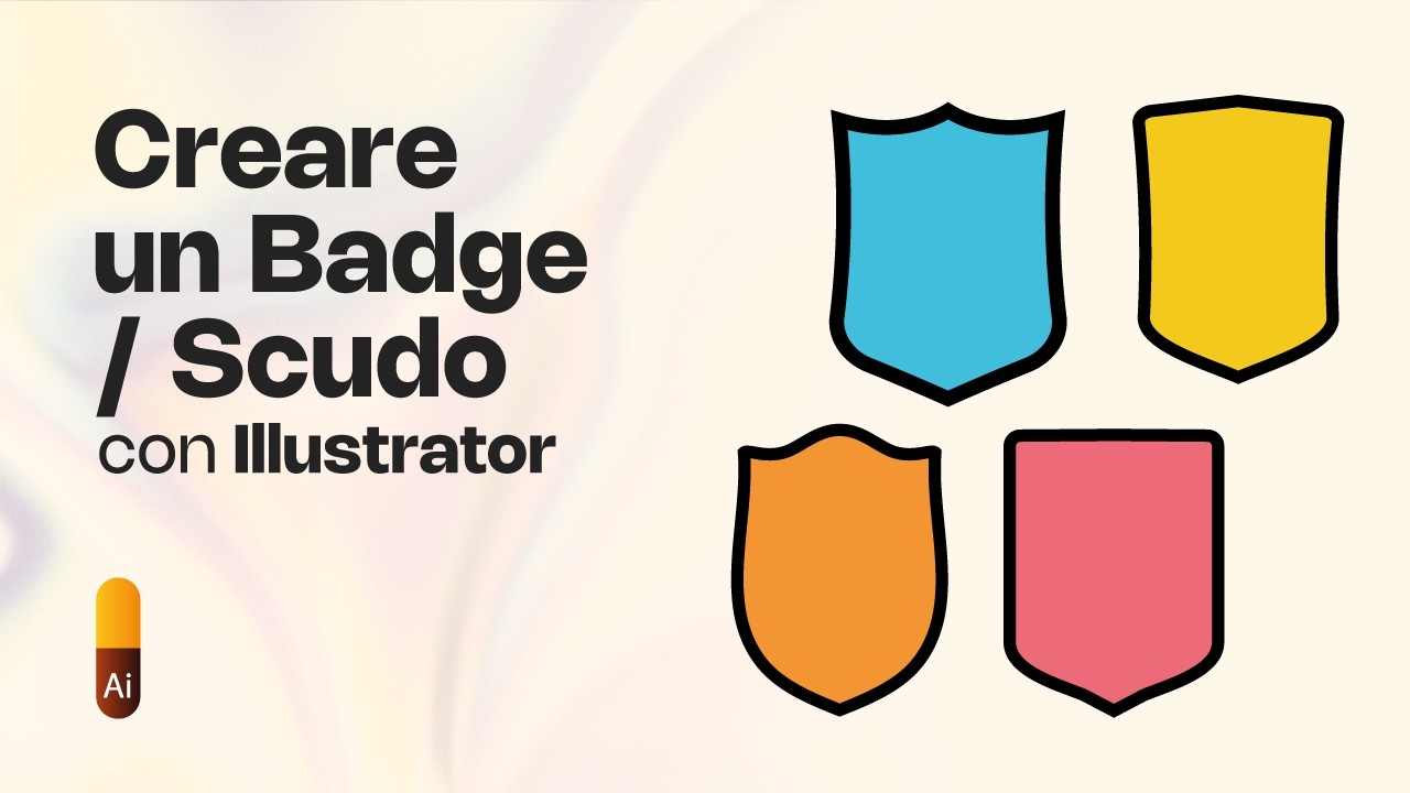 gioclear's tweet card. Come creare un Badge / Scudo con Illustrator (Tutorial veloce) ⚡