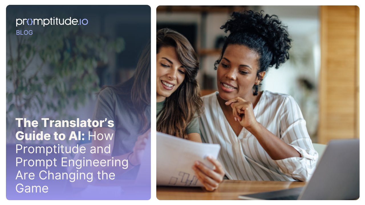 Promptitude_io's tweet card. A deep dive into how translators can leverage Promptitude’s RAG, Snippets, and prompt engineering to achieve next-level accuracy and cultural nuance.