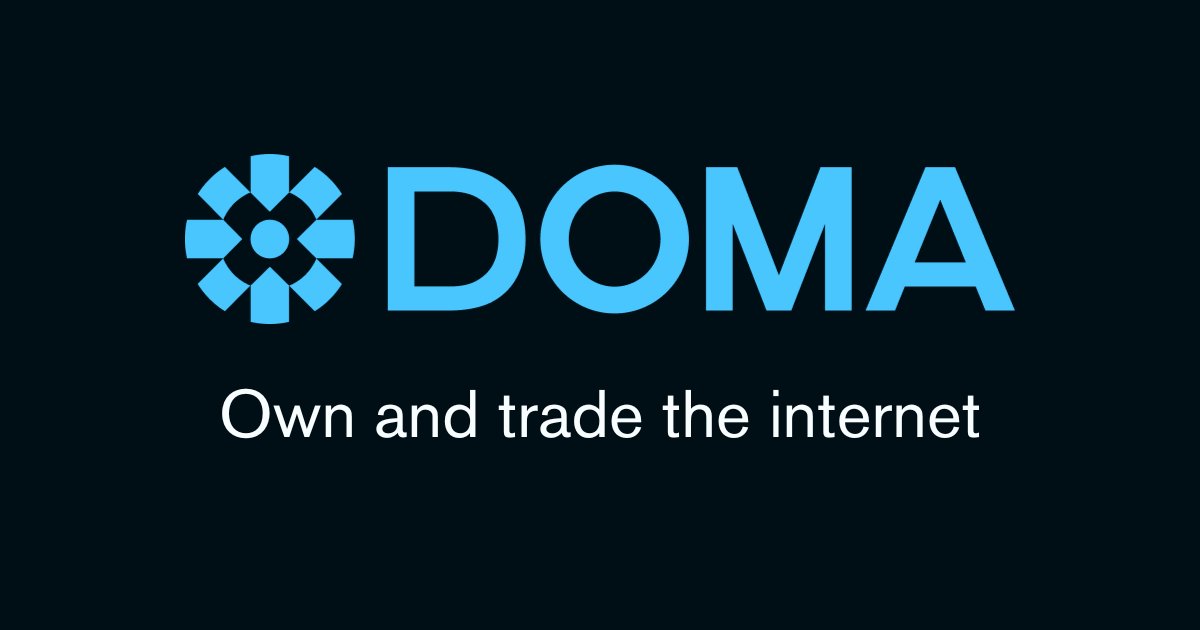 JawaraArya's tweet card. Doma App. Trade the Internet - powered by Doma Protocol