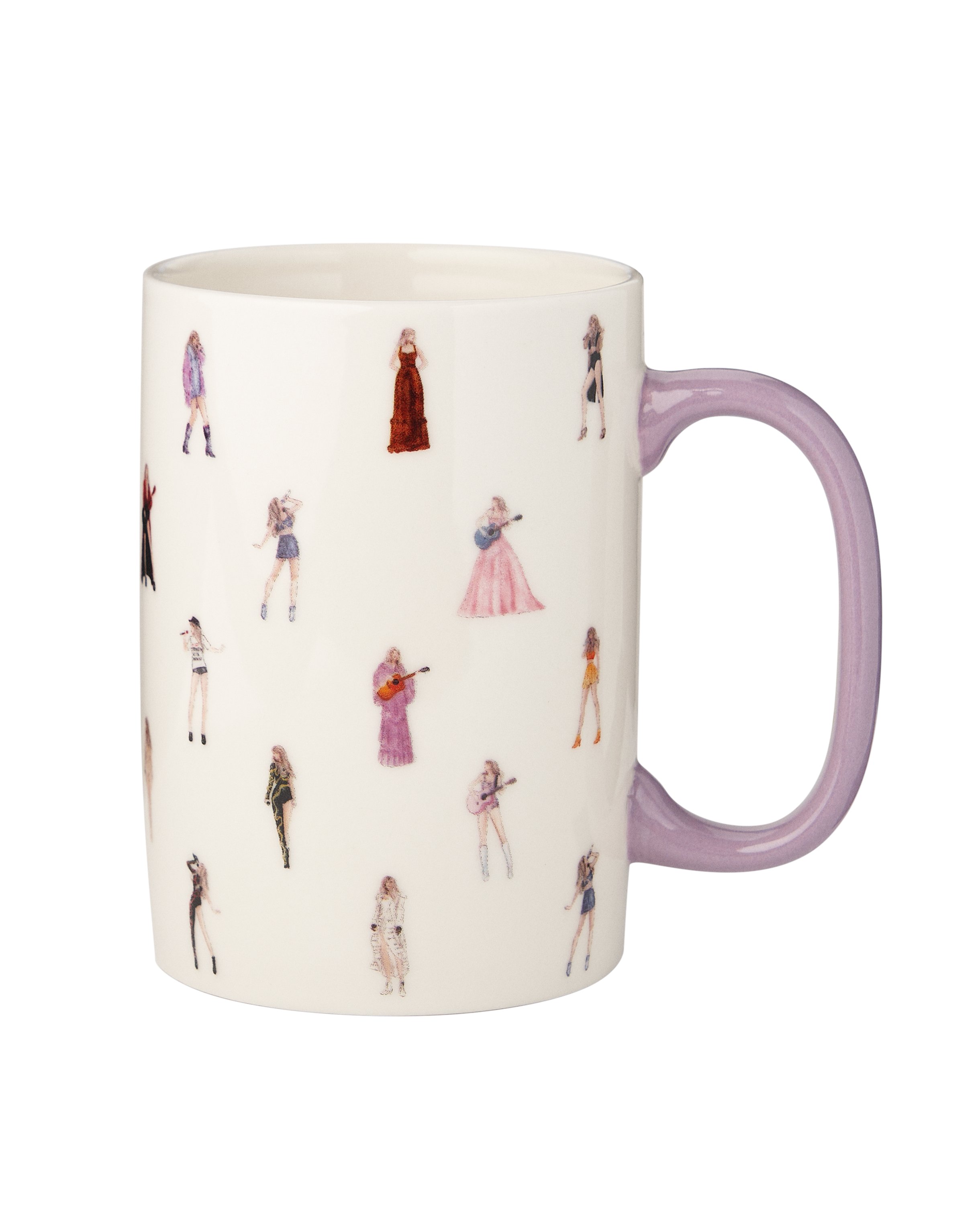 swiftpitch_uk's tweet card. Ships within 10 daysWhite mug with purple handle featuring Taylor Swift | The Eras Tour illustration all over print design and "Taylor Swift" logo printed on bottom.Ceramic15 OzLimit 4 per order.Hand...
