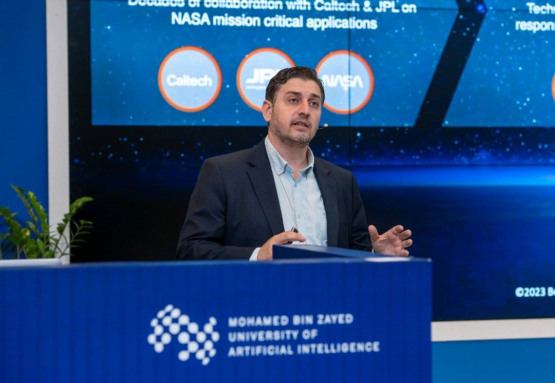 hnatsheh's tweet card. From Beyond Limits participation at the second CASL workshop recently hosted by #MBZUAI. Along with my colleague Mostafa Samir and other invited speakers, we discussed the objective of utilizing Al...