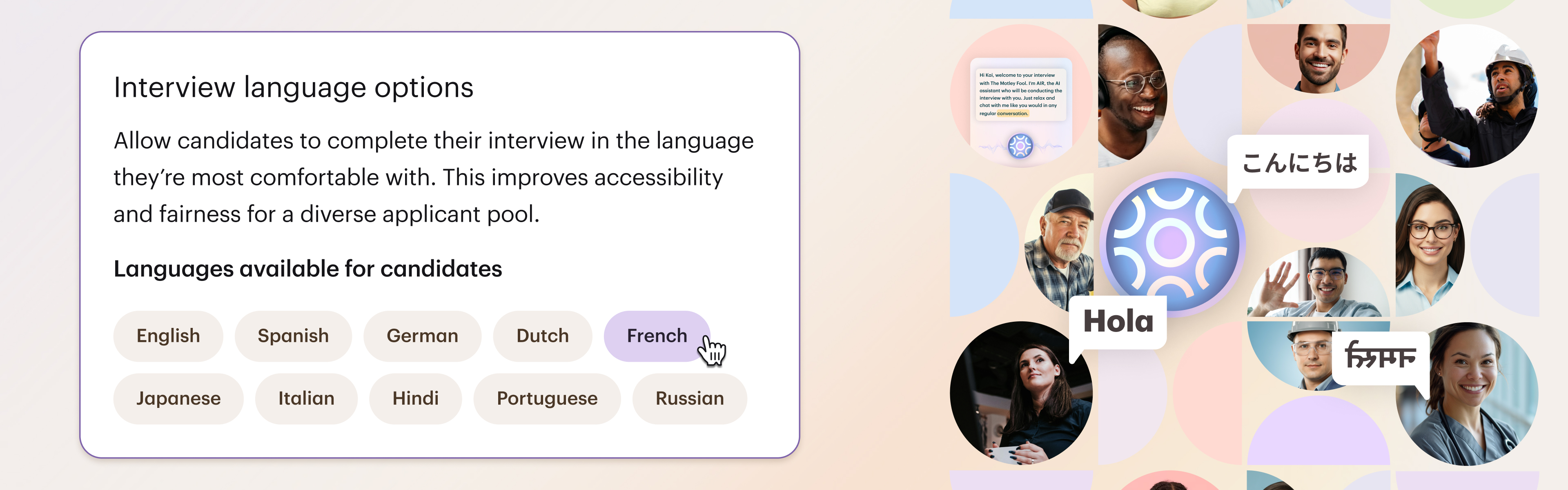 usebraintrust's tweet card. Braintrust AIR adds multilingual interviews to help global hiring teams scale faster, evaluate fairly, and eliminate language barriers.