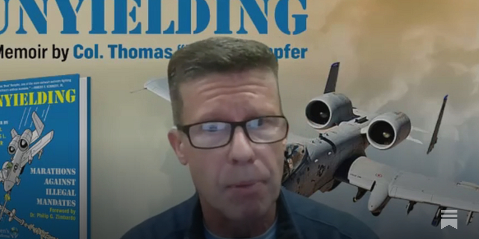 ControlGroup8's tweet card. Interview with Col. Tom Rempfer, U.S. Air Force (Ret.), about the 2001 anthrax attacks for promoting the DoD's dangerous anthrax vaccine and the FBI cover-up of the reality of the attacks.