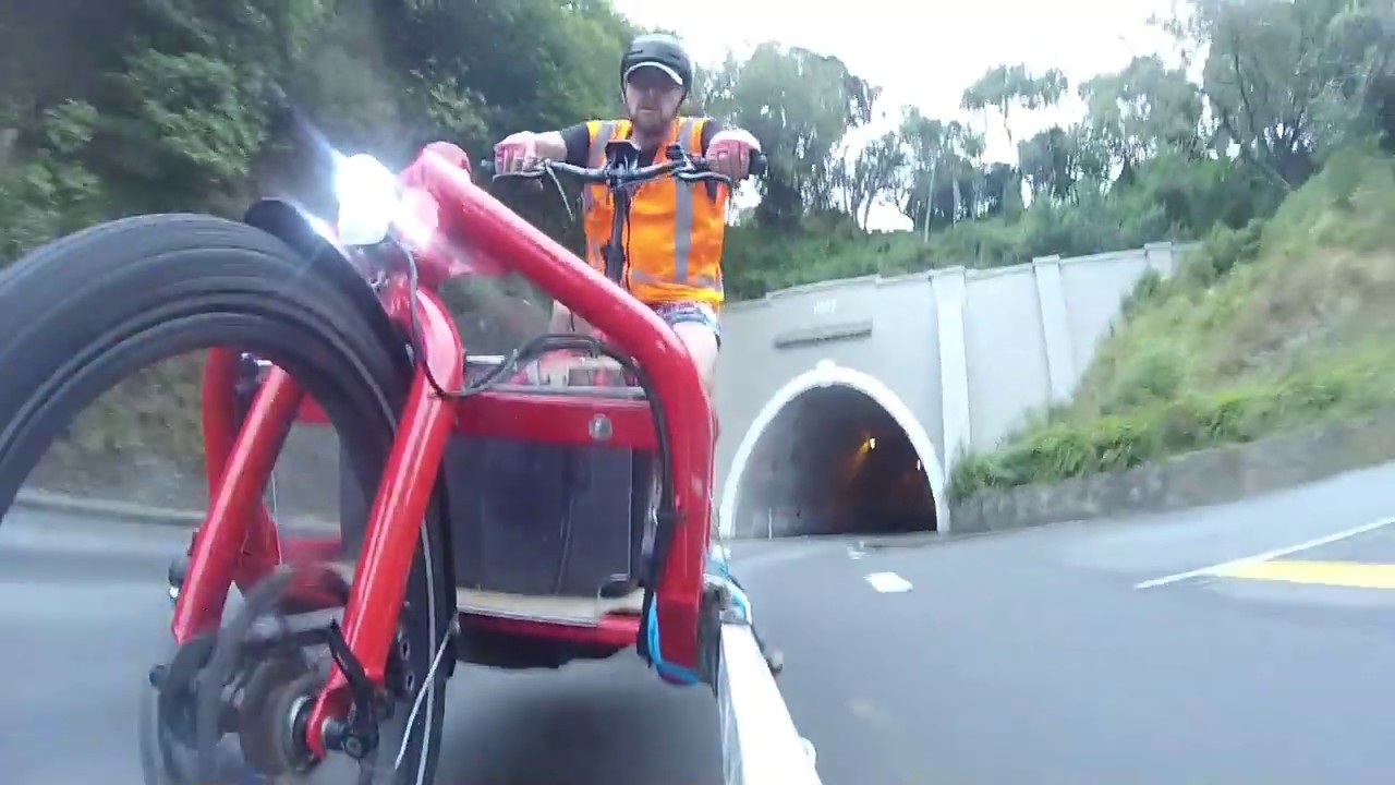 LoopDetected's tweet card. Bullitt - Aro Valley Descent - Rear Facing Camera, First Road Test