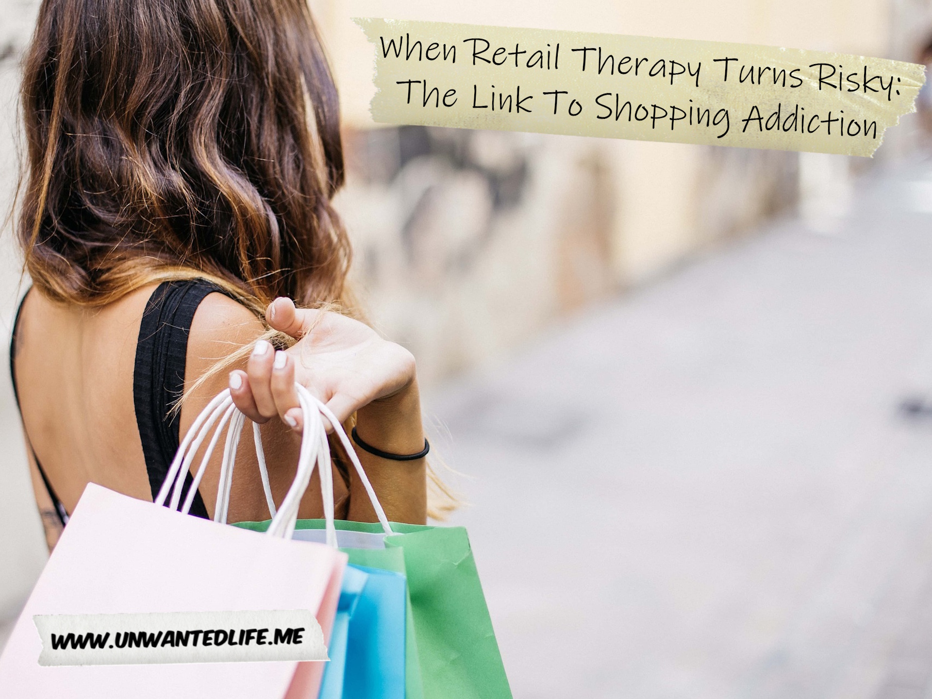 UnwantedLife_Me's tweet card. We're all probably aware of the term retail therapy, but do we actually know what it means, and what happens when shopping becomes unhealthy?