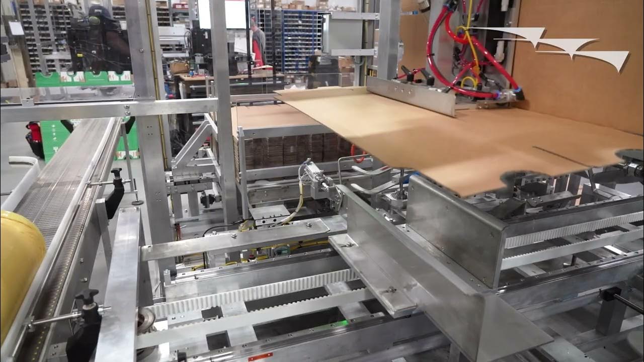 AFASystems's tweet card. Roll Wrap Around Case Packer | CP-WCP - AFA Systems