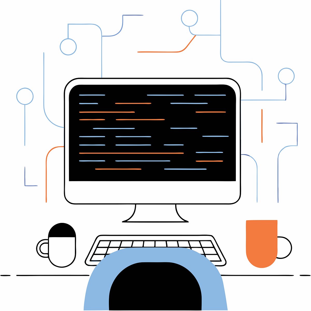 GoDiscussions's tweet card. Rust crab hanging out on the beach. Go gopher doing hard labor.