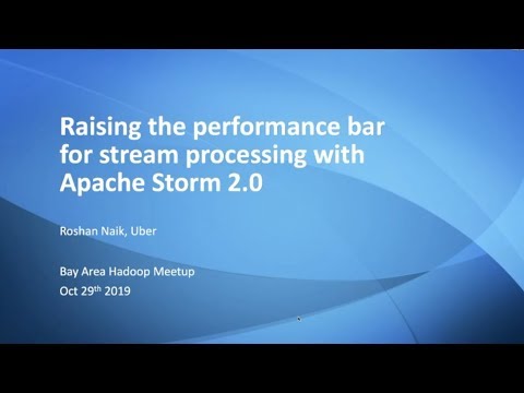 naikrosh's tweet card. Raising the performance bar for stream processing with Apache Storm...
