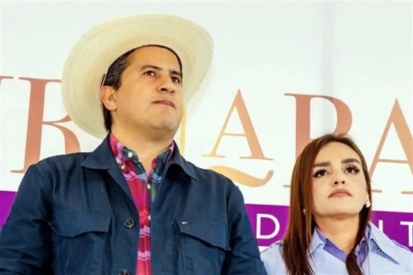 diariochihuahua's tweet card. CSP dijo que hay que ser respetuosos con viuda de Manzo, luego de que Noroña la acusó de ser 'ambiciosa' y representar posiciones fascistas