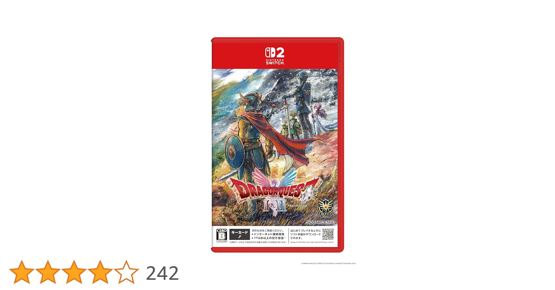 mitsukiTree's tweet card. 本作のパッケージ版は「キーカード」での販売となります。 はじめてプレイするときにソフト本編がダウンロードされます。ダウンロードにはインターネット接続環境と17GB以上 の空き容量*が必要です。 詳細は下記をご確認ください。 https://www.nintendo.com/jp/games/switch2/key-card/index.html *更新データなどで追加の空き容量が必要になる場...