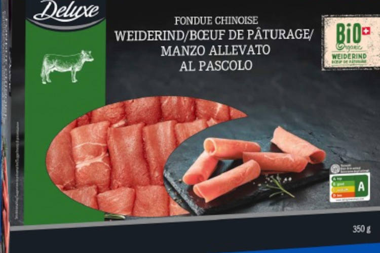 polizeitickerch's tweet card. Lidl Schweiz ruft das Produkt TK Bio Weiderind Fondue Chinoise mit dem Mindesthaltbarkeitsdatum 26.04.2026 zurück. Grund für den Rückruf ist ein zu hoher PFAS-Wert. Das Produkt sollte nicht verzehrt...