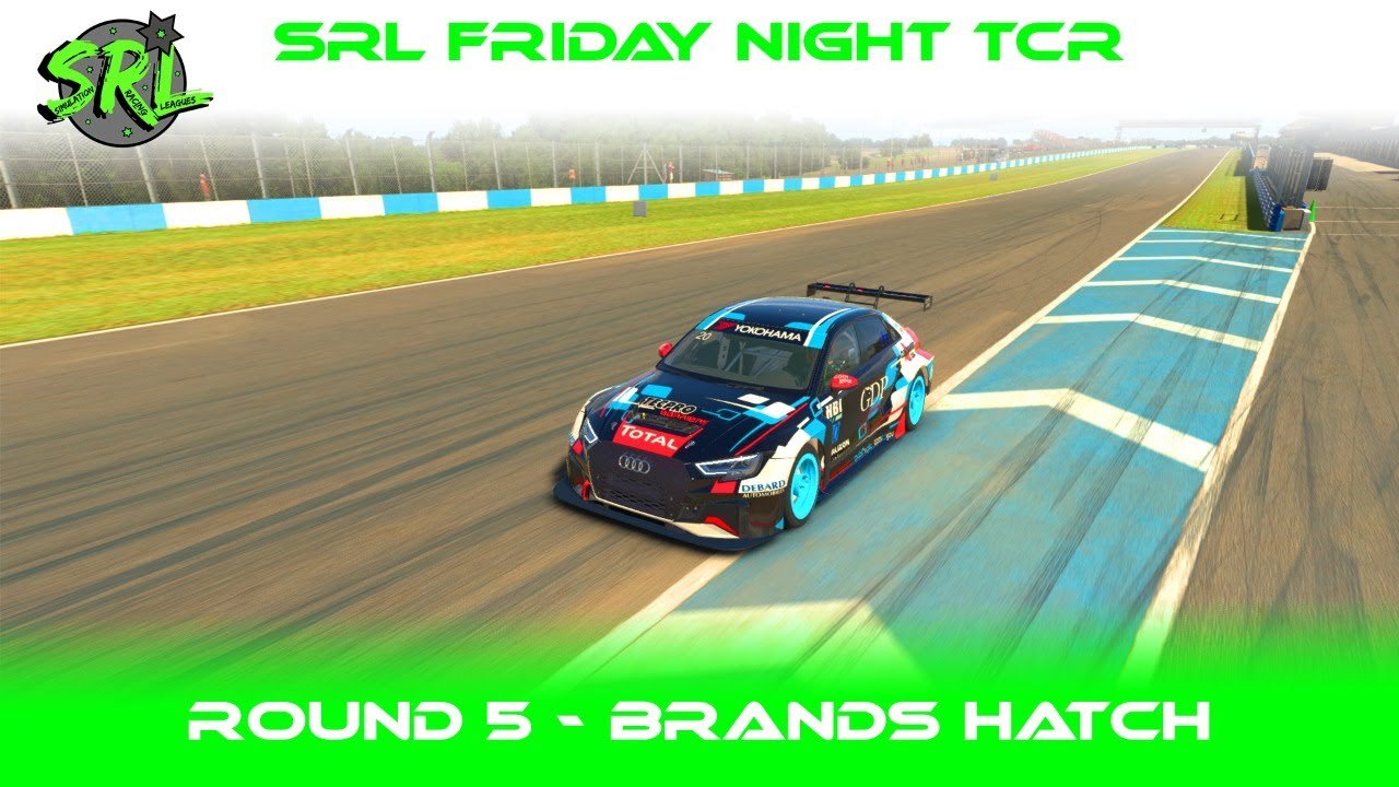 Malkyffc's tweet card. SimulationRacingLeagues Friday TCR League - Round 5 - Brands Hatch