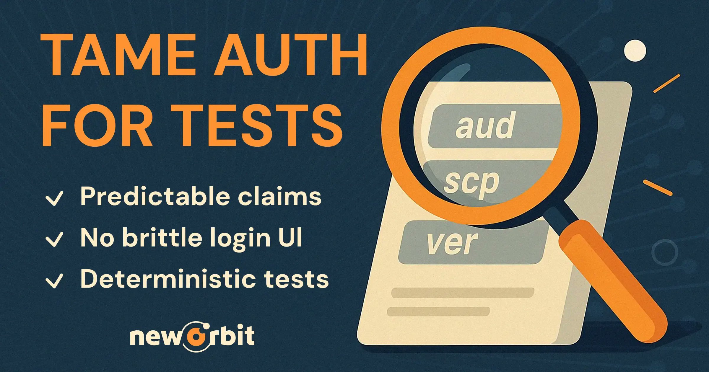 NewOrbitLtd's tweet card. Learn how replacing real authentication with a Mock OpenID Connect service makes integration tests easier to run, maintain, and scale across environments.
