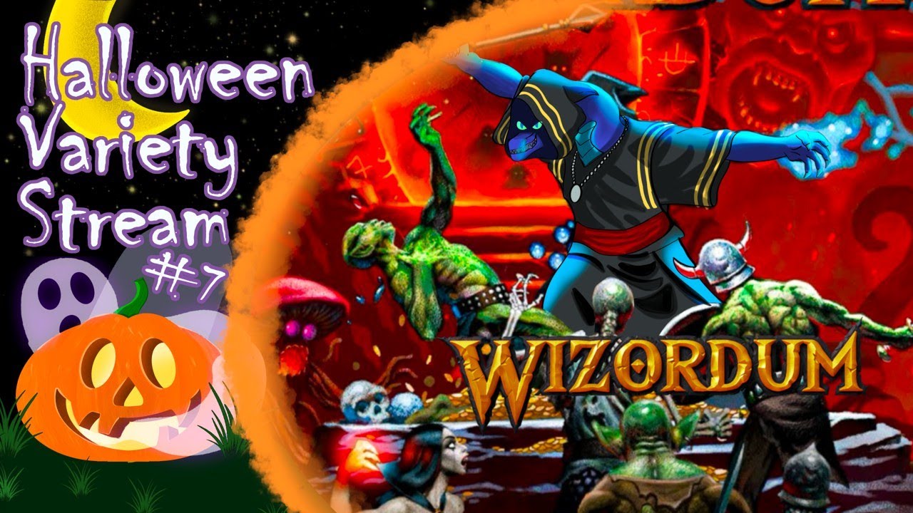 Dragon_Library2's tweet card. Wizordum - Halloween Variety Month - Week 4 - Dragon's Arcade