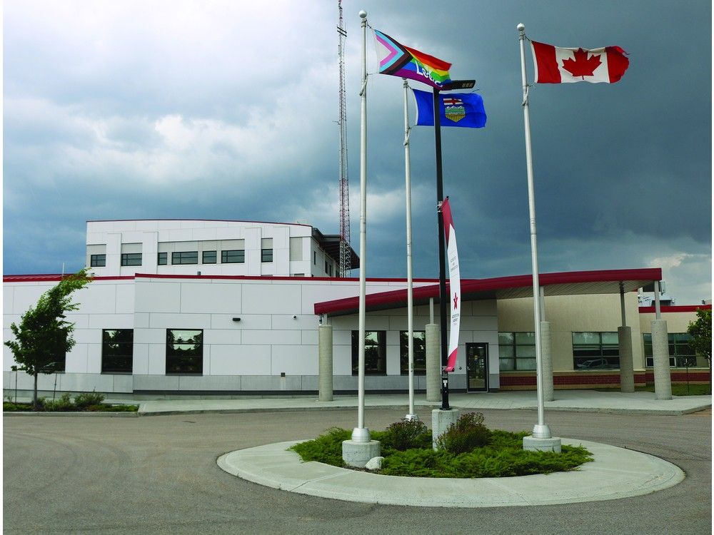 LeducRep's tweet card. Leduc RCMP make five arrests as part of Project Street Light