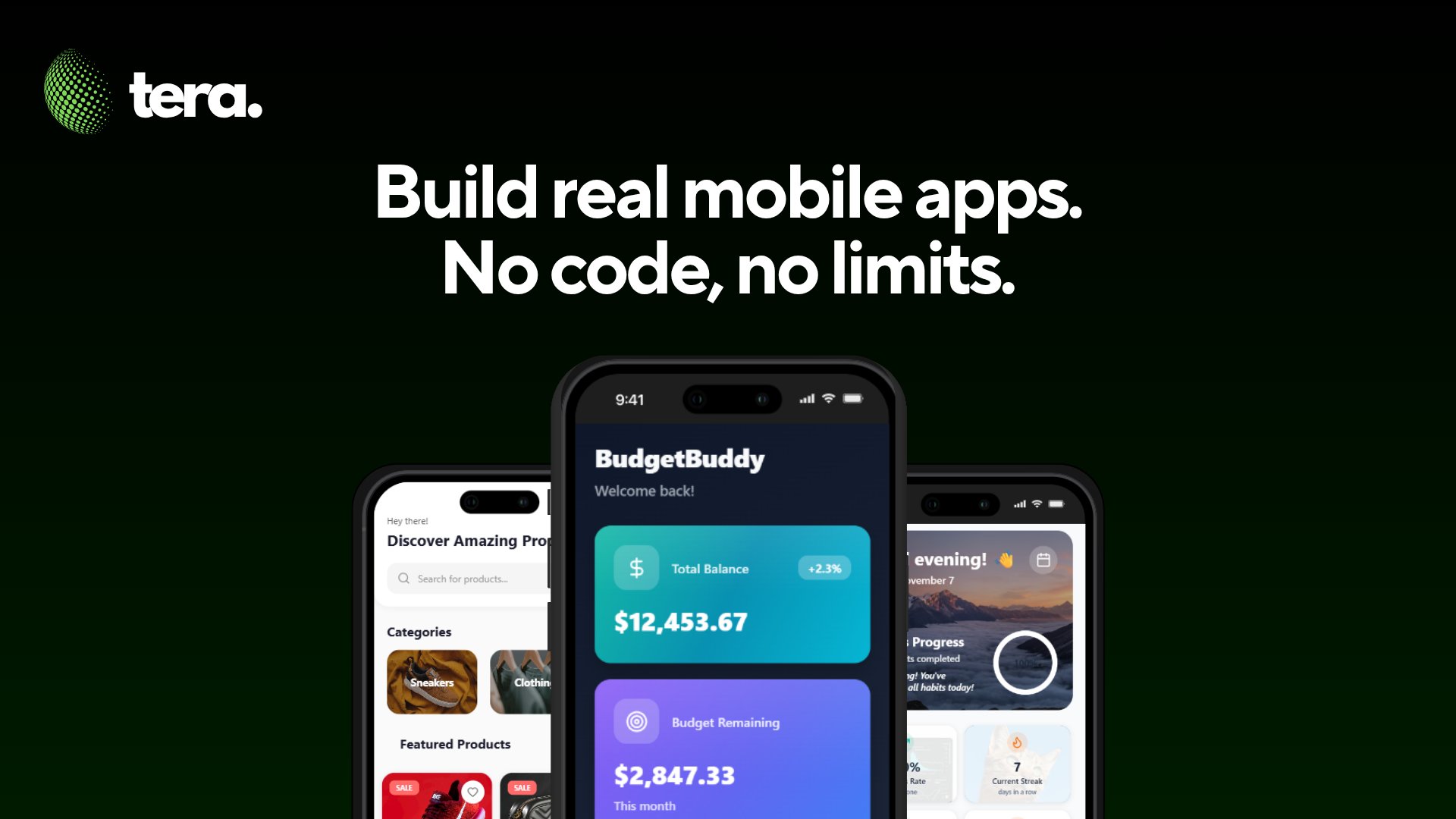 numairshahzada's tweet card. Transform your creative ideas into functional applications with TERA, your AI-powered app development assistant.