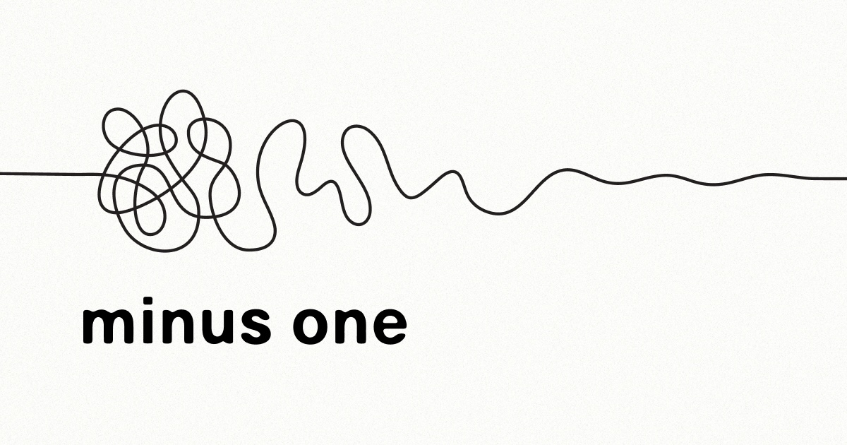 antriksssh's tweet card. Minus One