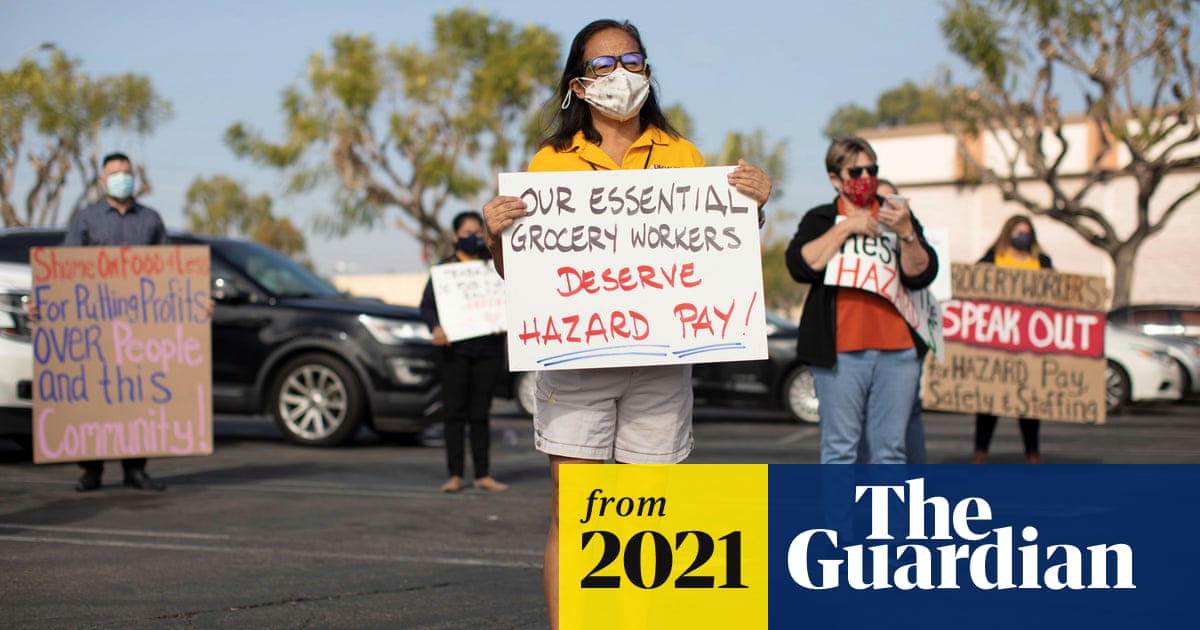 DanPriceSeattle's tweet card. Kroger, the largest supermarket chain in the US, lays off employees after local ordinance on hazard pay passed in Los Angeles